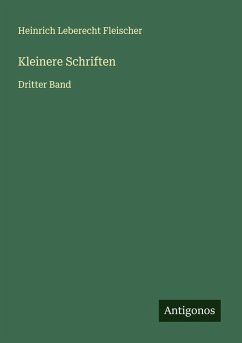 Cover Kleinere Schriften