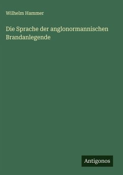 Cover Die Sprache der anglonormannischen Brandanlegende