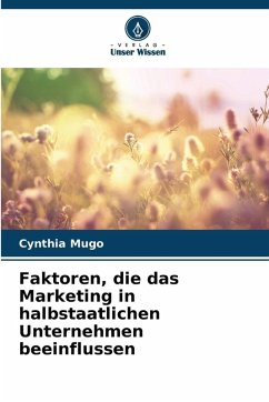 Cover Faktoren, die das Marketing in halbstaatlichen Unternehmen beeinflussen