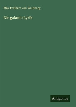 Cover Die galante Lyrik