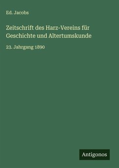 Cover Zeitschrift des Harz-Vereins für Geschichte und Altertumskunde