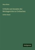 Urtheile und Annalen des Reichsgerichts in Civilsachen