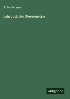 Cover Lehrbuch der Stereometrie