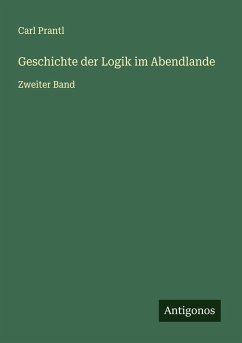 Cover Geschichte der Logik im Abendlande