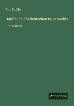 Cover Handbuch des deutschen Privatrechts