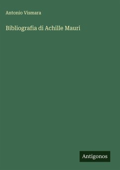 Cover Bibliografia di Achille Mauri