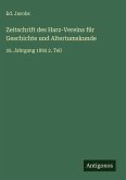 Zeitschrift des Harz-Vereins für Geschichte und Altertumskunde