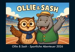 Cover Ollie & Sash - Sportliche Abenteuer 2026 Fotokalender DIN A5