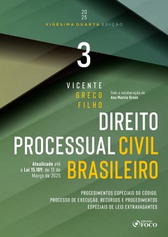 Cover Direito Processual Civil Brasileiro - Volume 3 - 24ª Ed 2025 (eBook, ePUB)