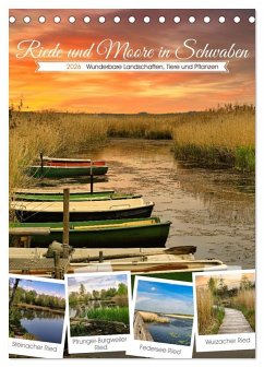 Cover Riede und Moore in Schwaben (Tischkalender 2026 DIN A5 hoch), CALVENDO Monatskalender