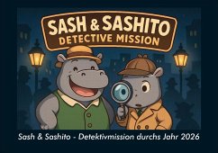 Cover Sash & Sashito - Detektivmission durchs Jahr 2026 Fotokalender DIN A5