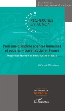 Cover Pour une discipline sciences humaines et sociales - travail social en France