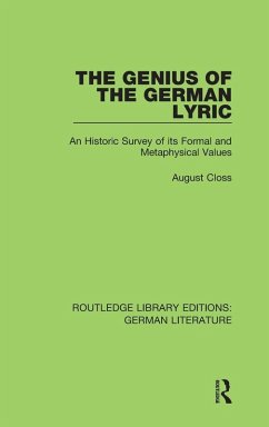 Cover The Genius of the German Lyric