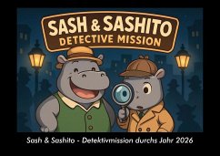 Cover Sash & Sashito - Detektivmission durchs Jahr 2026 Fotokalender DIN A3