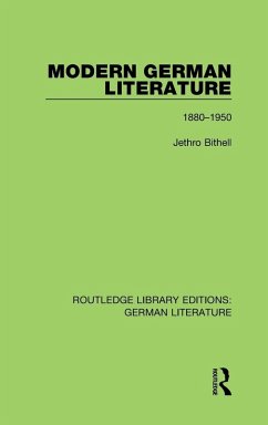 Cover Modern German Literature