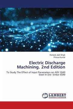 Cover Electric Discharge Machining. 2nd Edition