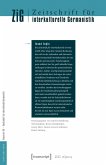 Zeitschrift für interkulturelle Germanistik (eBook, PDF) Zeitschrift für interkulturelle Germanistik (eBook, PDF)