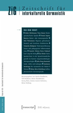 Cover Zeitschrift für interkulturelle Germanistik (eBook, PDF)