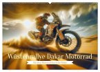 Wüstenrallye Dakar Motorrad (Wandkalender 2026 DIN A2 quer), CALVENDO Monatskalender