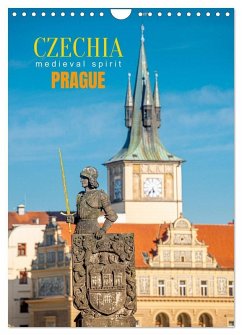 Cover Czechia, Prague - Medieval Spirit (Wall Calendar 2026 DIN A4 portrait), CALVENDO 12 Month Wall Calendar