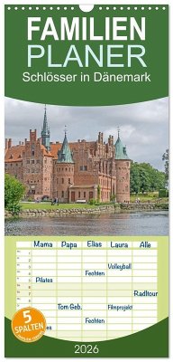 Familienplaner 2026 - Schlösser in Dänemark mit 5 Spalten (Wandkalender, 21 x 45 cm) CALVENDO Familienplaner 2026 - Schlösser in Dänemark mit 5 Spalten (Wandkalender, 21 x 45 cm) CALVENDO