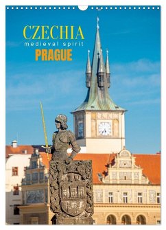 Cover Czechia, Prague - Medieval Spirit (Wall Calendar 2026 DIN A3 portrait), CALVENDO 12 Month Wall Calendar