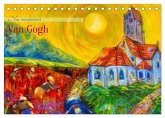 Van Gogh - neu interpretiert (Tischkalender 2026 DIN A5 quer), CALVENDO Monatskalender