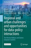 Regional and urban challenges and opportunities for data-policy interactions