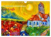Van Gogh - neu interpretiert (Wandkalender 2026 DIN A4 quer), CALVENDO Monatskalender