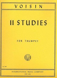 Cover 11 Studies for trumpet