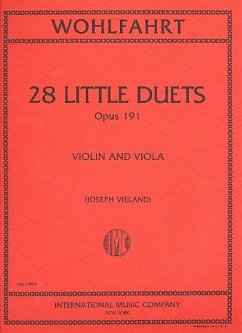 28 easy Duets op.191 for violin and viola 2 parts 28 easy Duets op.191 for violin and viola 2 parts