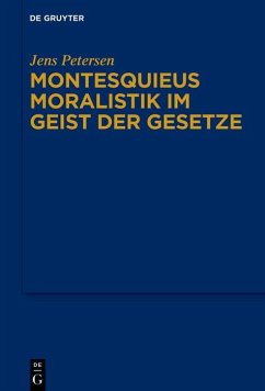 Cover Montesquieus Moralistik im Geist der Gesetze (eBook, ePUB)
