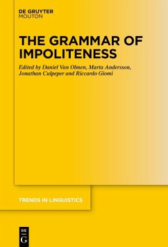 The Grammar of Impoliteness (eBook, ePUB) Cover The Grammar of Impoliteness (eBook, ePUB)