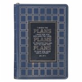 Journal Classic Zip Blue Grad Plans Jer. 29:11 Journal Classic Zip Blue Grad Plans Jer. 29:11
