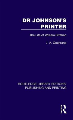 Dr Johnson's Printer - Cochrane, J. A.