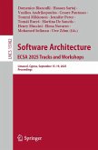 Software Architecture. ECSA 2025 Tracks and Workshops (eBook, PDF)