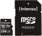Intenso microSDXC 256GB C10 UHS-I Professional + Adapter Intenso microSDXC 256GB C10 UHS-I Professional + Adapter