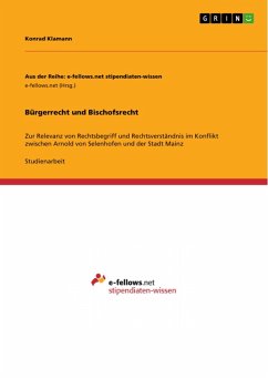 Bürgerrecht und Bischofsrecht (eBook, PDF)