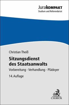 Cover Sitzungsdienst des Staatsanwalts
