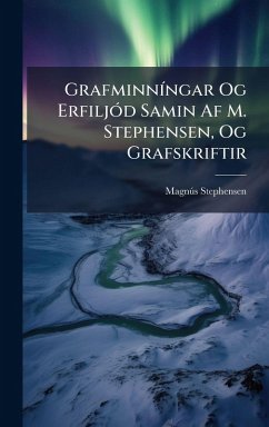 Cover GrafminnÃ-ngar Og ErfiljÃ3d Samin Af M. Stephensen, Og Grafskriftir