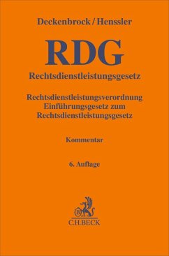 Cover Rechtsdienstleistungsgesetz. RDG