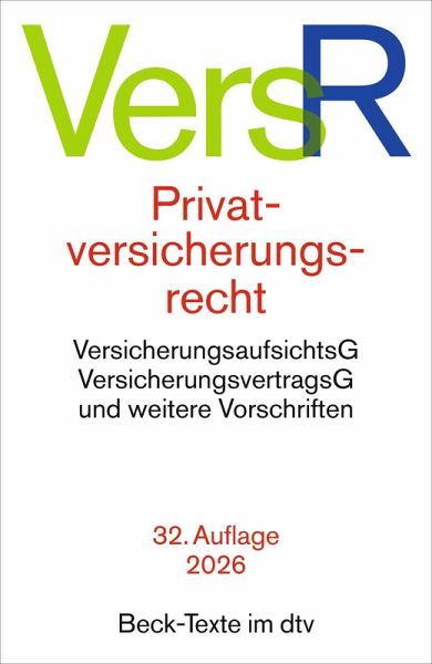 Privatversicherungsrecht. VersR Privatversicherungsrecht. VersR