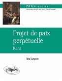 Kant, Projet de paix perpétuelle