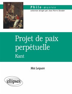 Cover Kant, Projet de paix perpétuelle