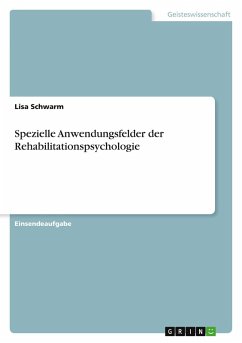 Cover Spezielle Anwendungsfelder der Rehabilitationspsychologie