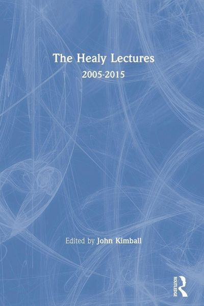 The Healy Lectures The Healy Lectures
