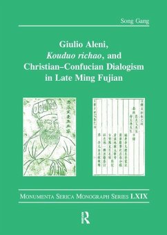 Cover Giulio Aleni, Kouduo richao, and Christian-Confucian Dialogism in Late Ming Fujian