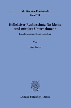 Cover Kollektiver Rechtsschutz für kleine und mittlere Unternehmen?