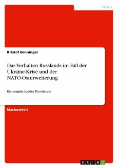 Cover Das Verhalten Russlands im Fall der Ukraine-Krise und der NATO-Osterweiterung