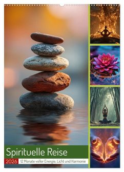 Spirituelle Reise (Wandkalender 2026 DIN A2 hoch), CALVENDO Monatskalender